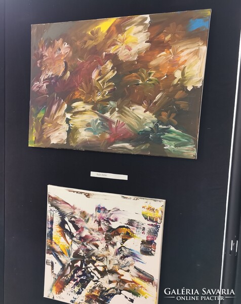 Baján Ildikó festmény 70 x 100 cm.