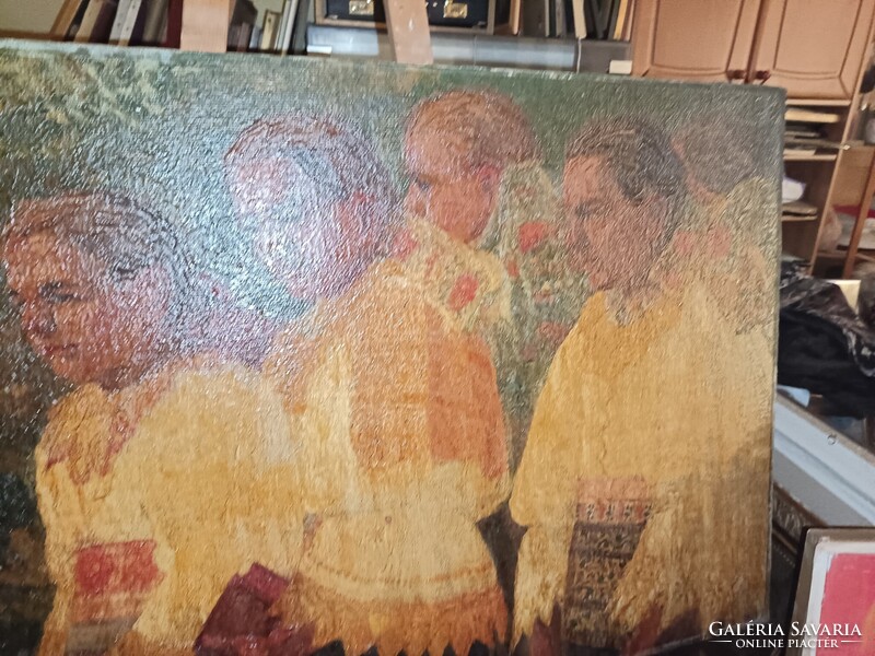 Olajfestmény. Bottka Miklós alkotása.