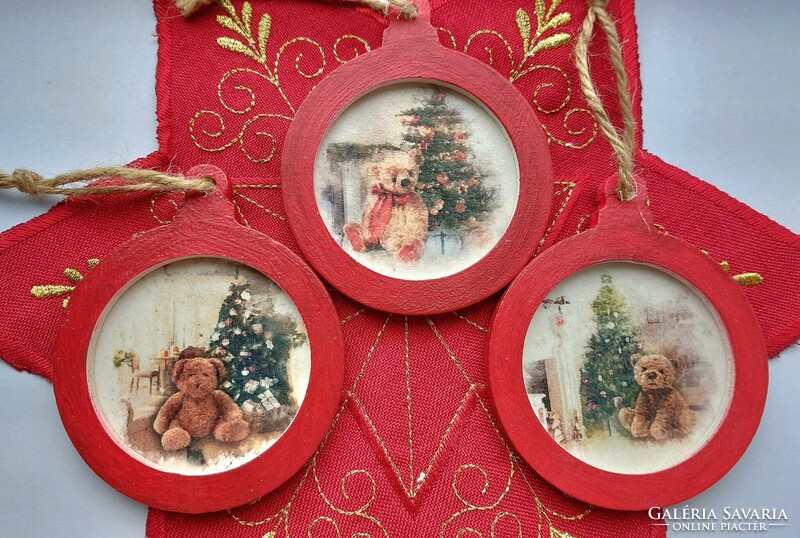 Macis díszek 3 darabos