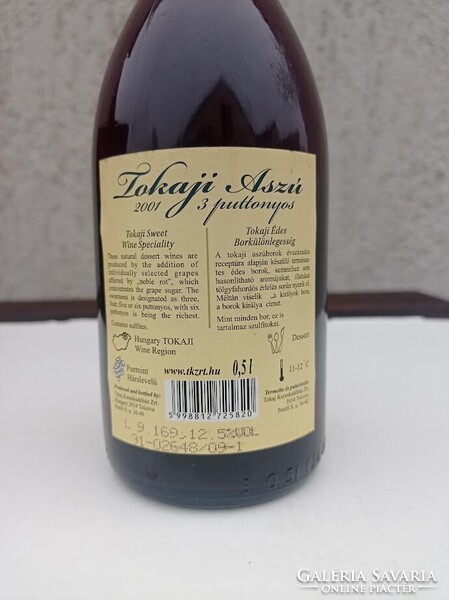 Tokaji Aszú 3 puttonyos 2001.