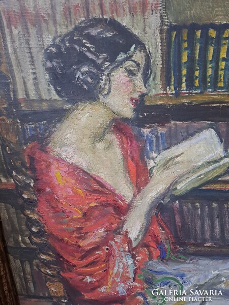 EREDETI MÁRK LAJOS : OLVASÓ HÖLGY