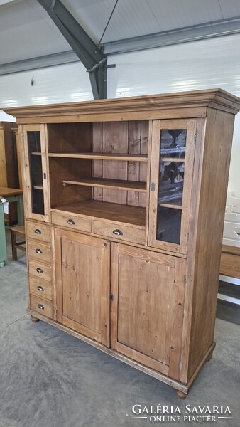 Vitrin tálalószekrény komód sokfiókos komód
