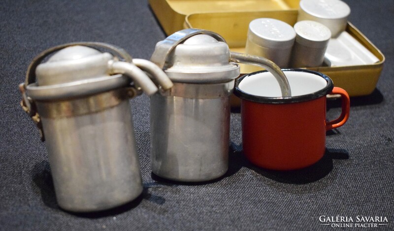 Sport Presso régi túra kiránduló kemping kávéfőző készlet módosított Fémfeldolgozó V. Szeged