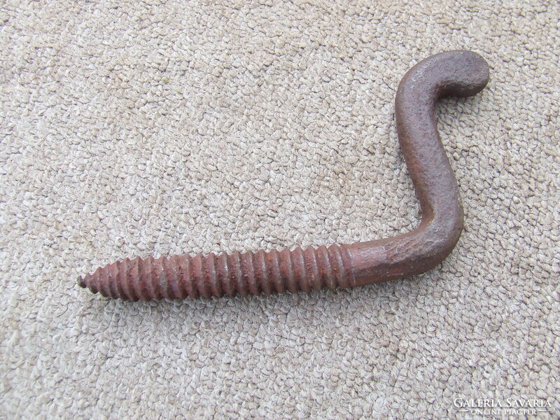 Old forged object half-turner