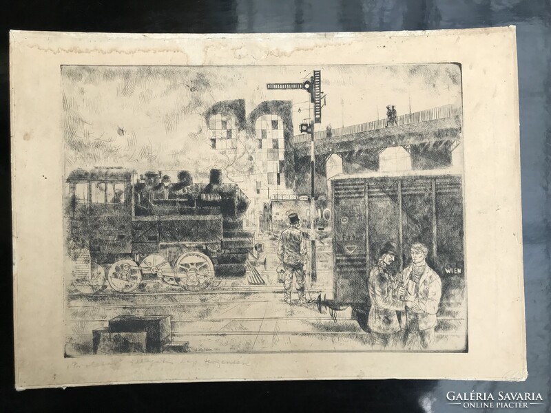 Würtz Ádám különleges rézkarc ! 6