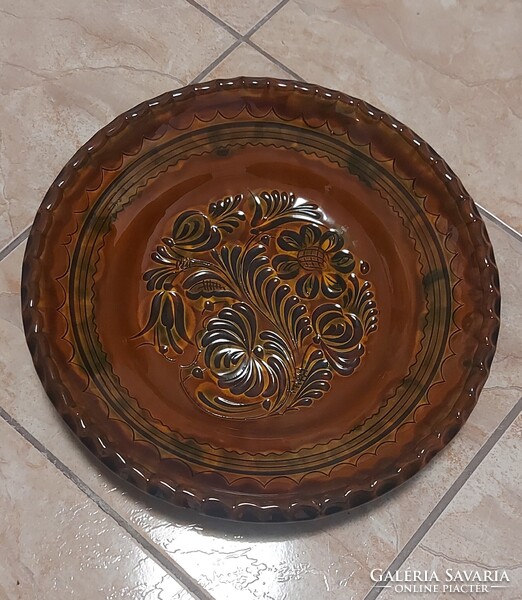 Hódmezővásárhelyi kerámia dísztányér