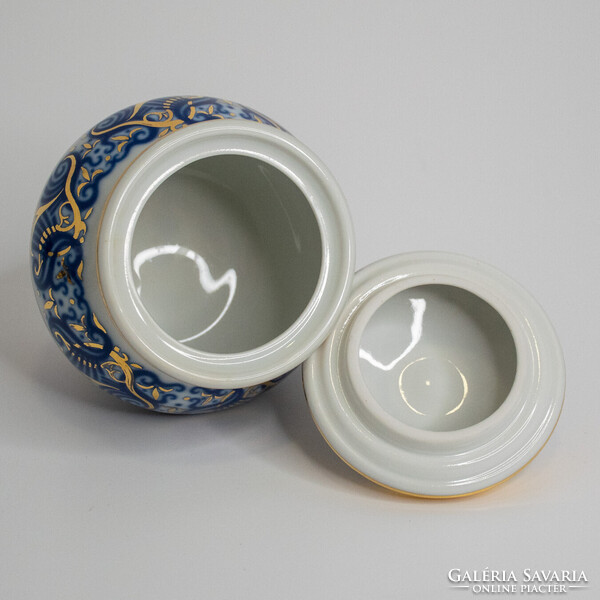 1FT-ról! Hollóházi Cobalt Mátrix mintás kísérleti kávés készlet