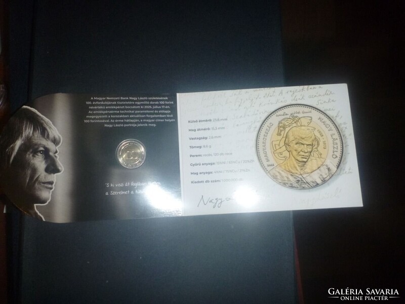 Nagy László  100,-Ft-os és 200 éves az MTA  200,-Ft-os bliszter egyben eladó! BU