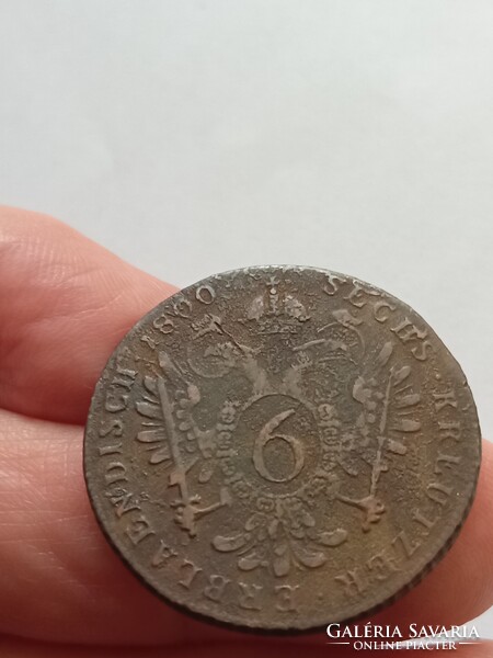 I. Ferenc 6 krajcár 1800 E (Gyulafehérvár)