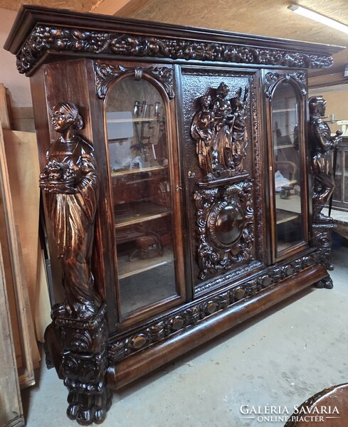 Neoreneszánsz dolgozószoba restaurált