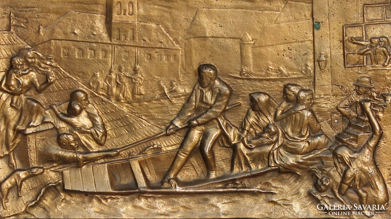 Bíró A. jelzéssel: Az árvizi hajós