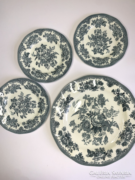 Enoch Wedgwood süteményes kínáló + 3 db kistányér