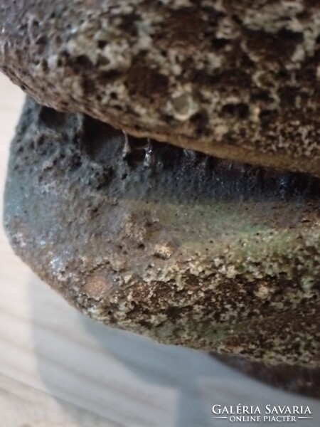 Mid-century, stúdió kerámia váza / a 60- es,70- es évekből