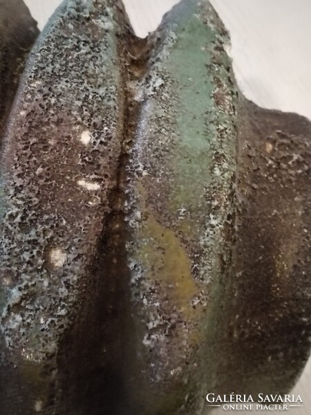 Mid-century, stúdió kerámia váza / a 60- es,70- es évekből