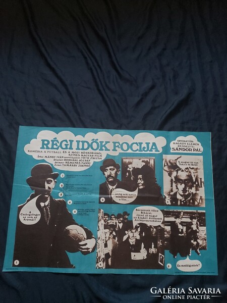 "Régi Idők Focija".Plakát.