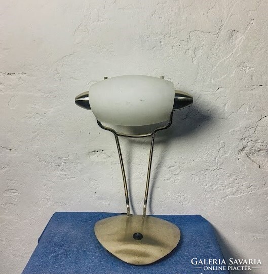 Walter Monici stílusú, mid century bankárlámpa- 51036