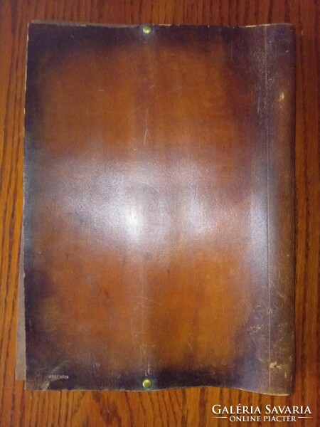 Jelzett Nagy Nóra bőr könyvborító