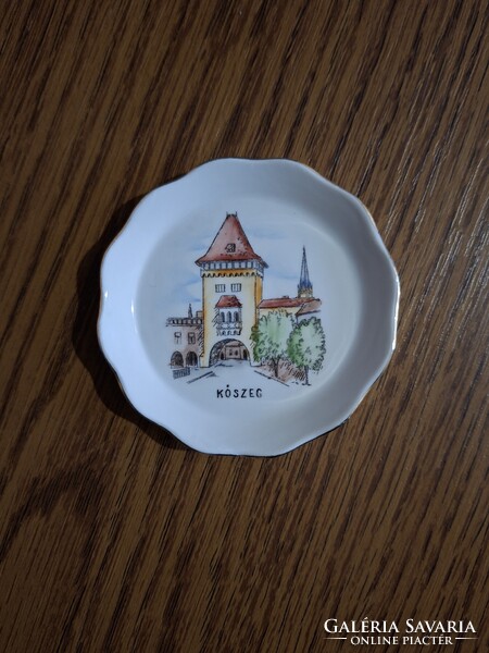 Aquincum Kőszeg porcelán gyűrű tartó, tálka. Hibátlan. Jelzett