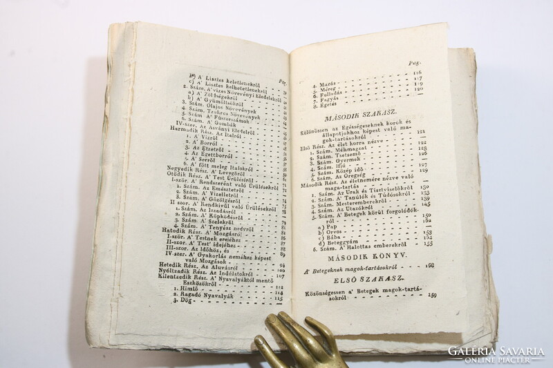 1818 - Zsoldos János - Diaetetika Ritka orvosi szakkönyv Szép körülvágatlan példány!!