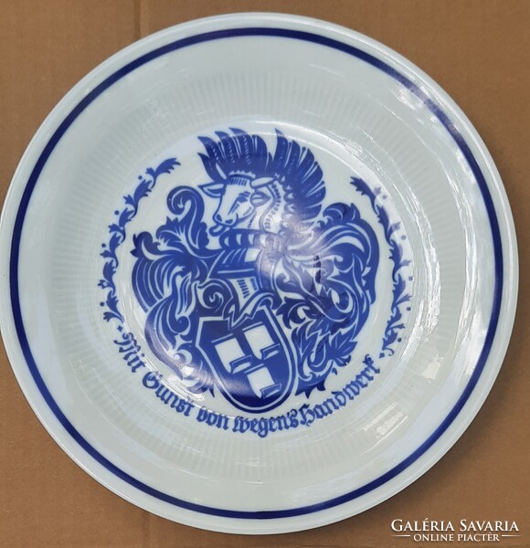 GDR porcelán tányér