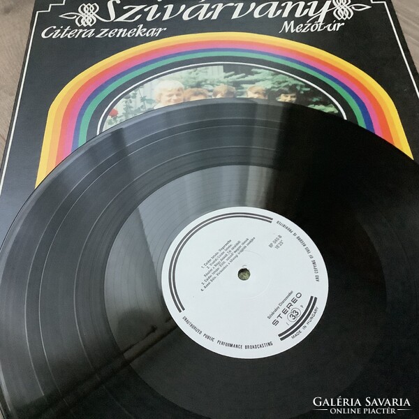 Szivárvány Citera Zenekar bakelit