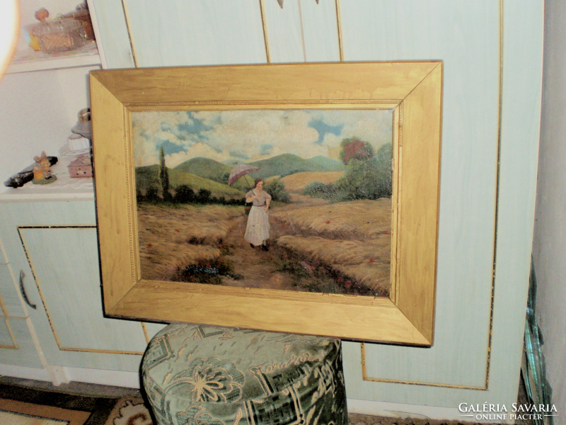 Szignózott olaj festmény