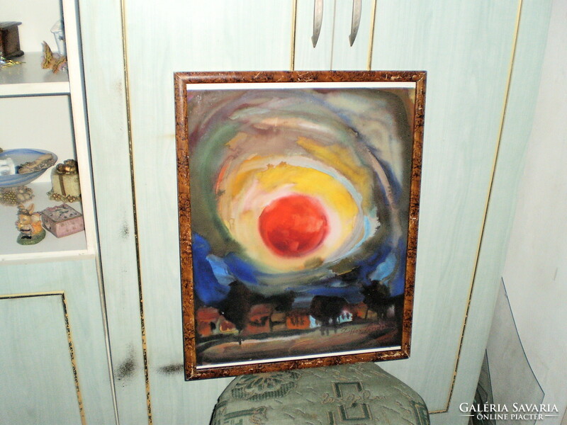 Szignózott olaj festmény