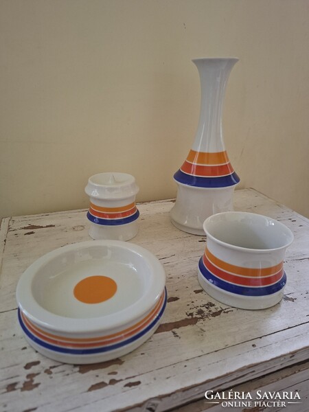 Retro Hollóházi 4 db-os Asztali szett