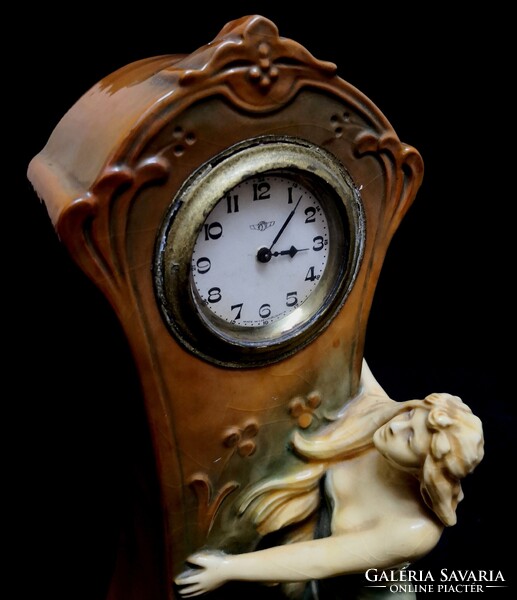 DT/479 – Bernard Bloch Manufaktúra – Gyönyörű szecessziós asztali-, kandalló óra