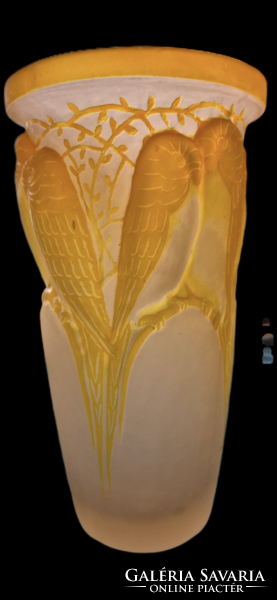 Artdeco  Lalique Váza szignált