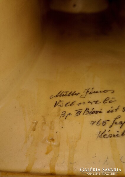 DT/479 – Bernard Bloch Manufaktúra – Gyönyörű szecessziós asztali-, kandalló óra