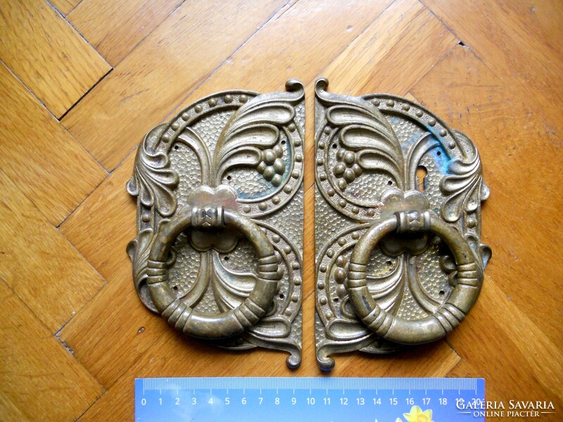 Gyönyörű, szecessziós bútorveret-pár