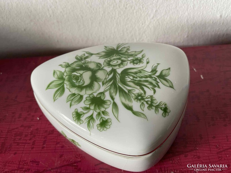 HOLLÓHÁZI ZÖLD VIRÁGOS BONBONIER