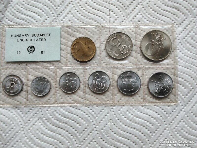 10Ft 1981-es FAO UNC + nem volt forgalomba, Forgalmisorból, verdefényes, ritka darab, csak 60000db!!