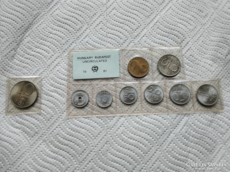 10Ft 1981-es FAO UNC + nem volt forgalomba, Forgalmisorból, verdefényes, ritka darab, csak 60000db!!