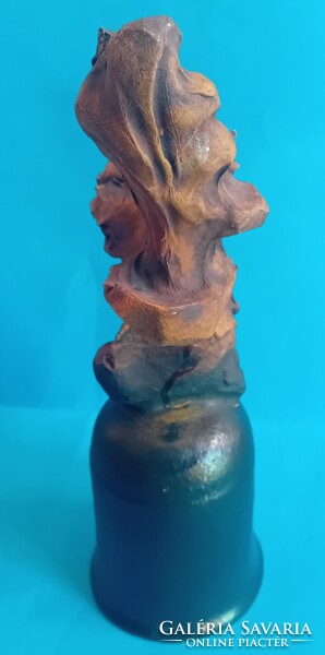 Somogyi Lajos : Kerámia absztrakt szobor