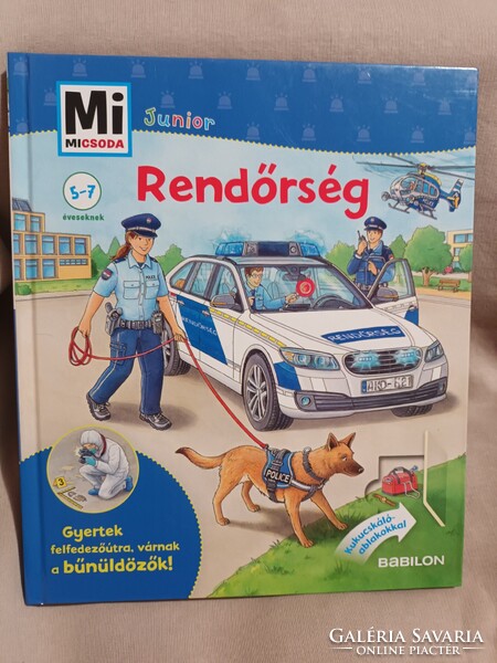 Mi Micsoda Junior - Rendőrség - Ritka - Kukucskálós ablakokkal