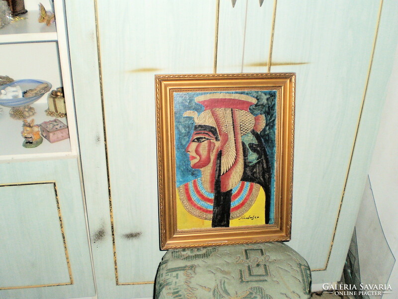 Szignózott olaj festmény