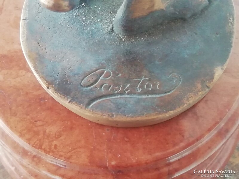 Pásztor - Kleopátra bronz szobor