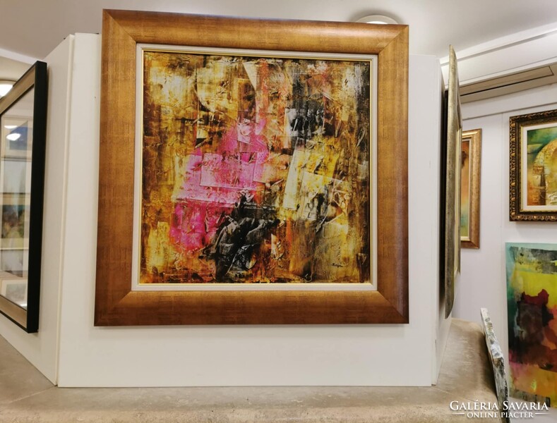 Baján Ildikó festmény 50 x 50 cm.