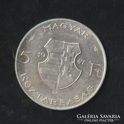 5 Forint 1947-es ezüst