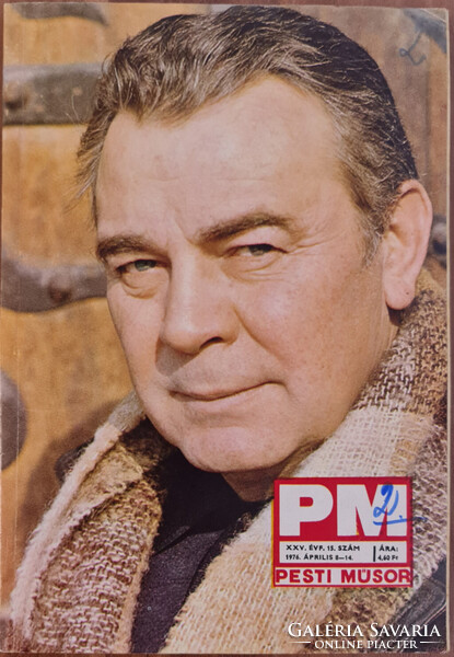 Pesti Műsor program magazin, XXV/15, 1976 április (Szirtes Ádám, Sárosi Katalin)