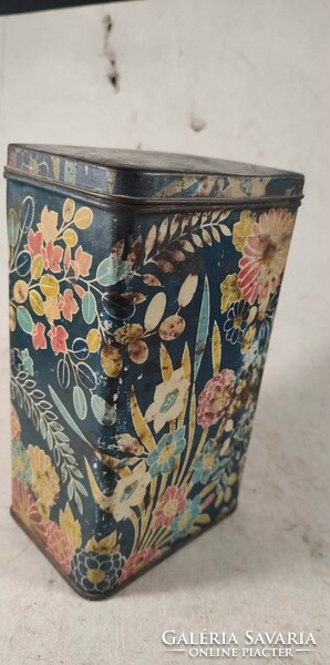 Antik fém kávés doboz 569