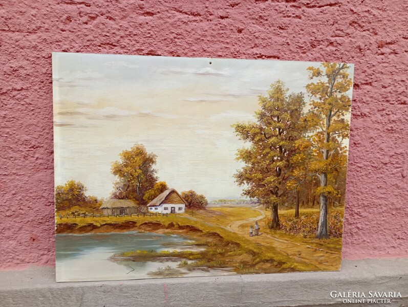 G Horváth László Hazafelé 39 cm X 50 cm  zsűrizett