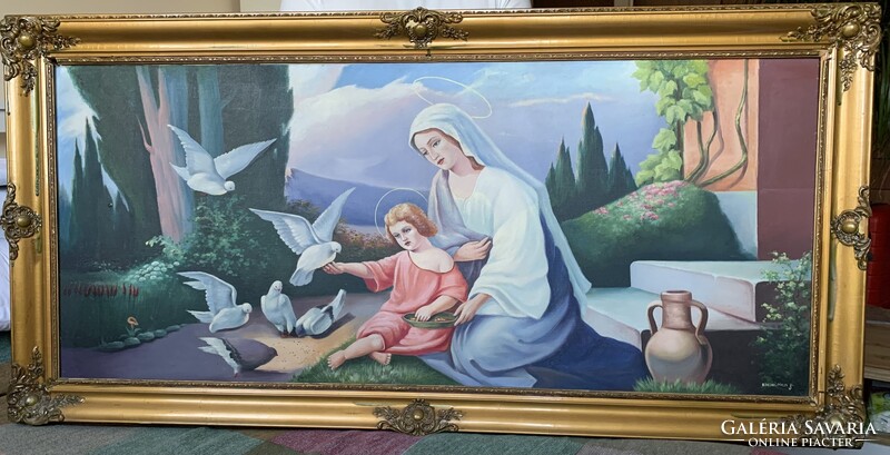 Egyházi festmény Bakonyi Piros János