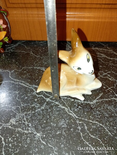 Antik német porcelán őzike..Sok Aukció és Akciók Vegye Vigye Gyűjtemény