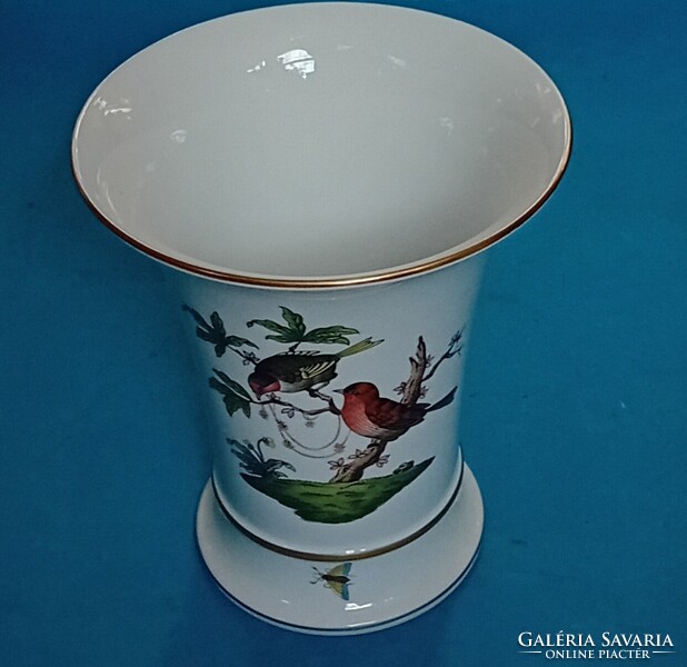 Herendi  váza Rotschild mintával 17,2 cm magas