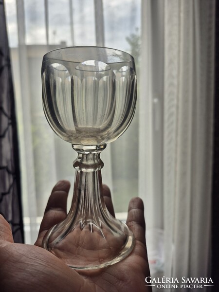 Ritka fehér bieder pohár