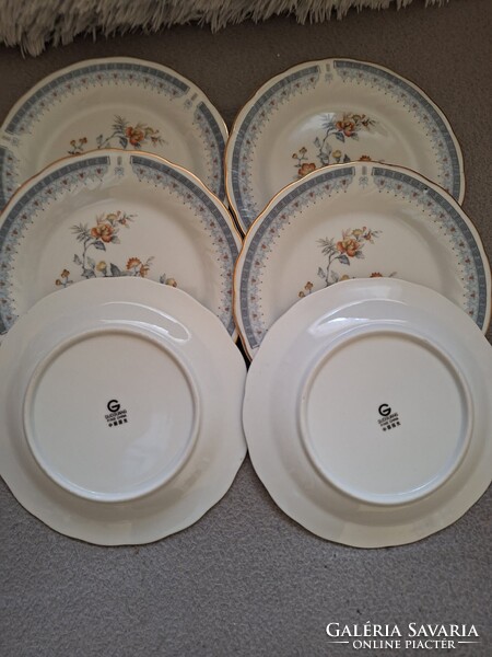 Guoguang kínai porcelán süteményes (vagy kistányér) készlet