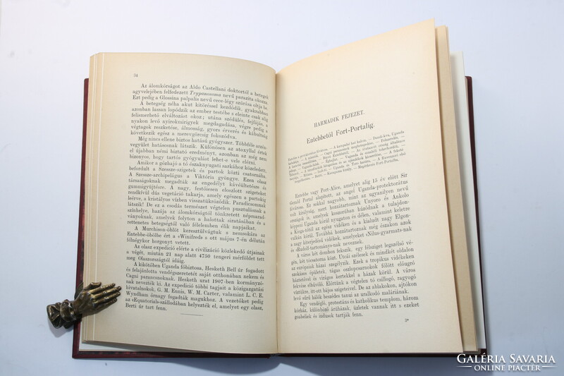 1922 - Savoyai Lajos Amadé -A Ruvenzori - A Magyar Földrajzi Társaság Könyvtára - Szép példány!!